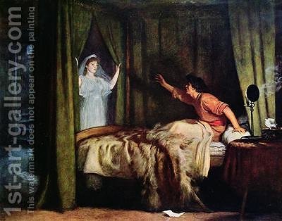 400x314 The Apparition (After) Millais, Sir John Everett Reproduction - Apparition Painting
