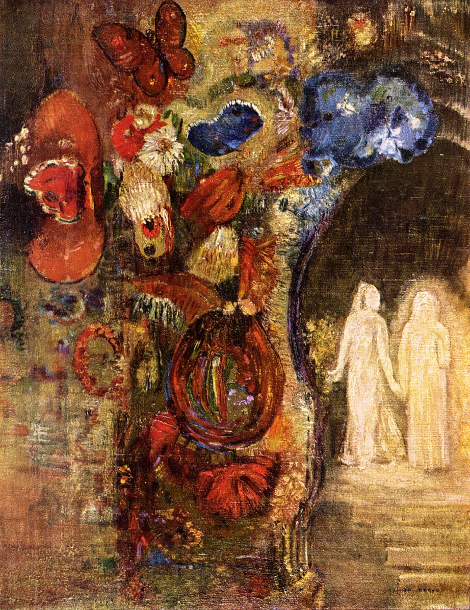 922x1196 Apparition 1910 Painting Odilon Redon Oil Paintings - Apparition Painting