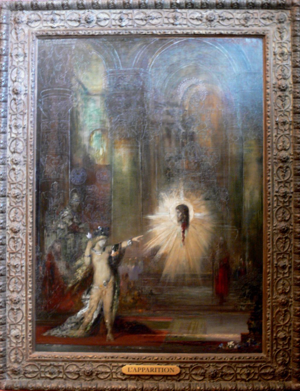 1024x1332 The Apparition By Gustave Moreau - Apparition Painting