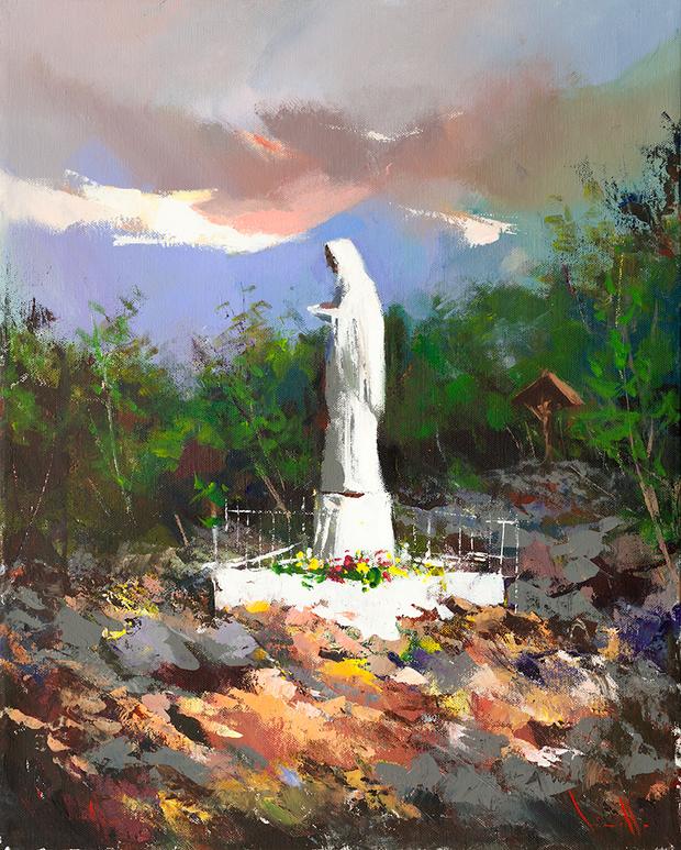 620x773 Apparition Hill Print - Apparition Painting