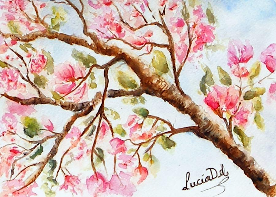 Apple Blossom Painting At Explore Collection Of