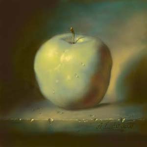 300x300 Green Apple - Apple Green Painting