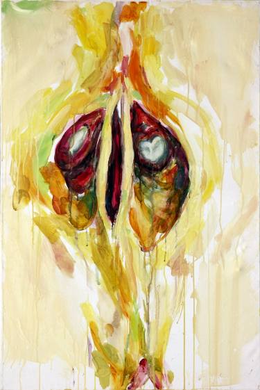 375x561 Apple Head Paintings For Sale Saatchi Art - Apple Head Painting