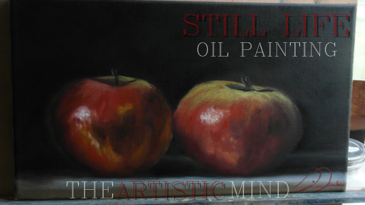 1280x720 Still Life Apples - Apple Oil Painting