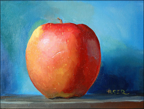 500x380 Timo Hilger Oil Paintings Made To Perfection - Apple Oil Painting
