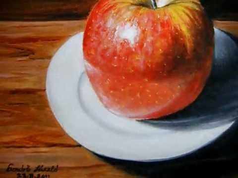 480x360 Apple Oil Painting!! - Apple Oil Painting