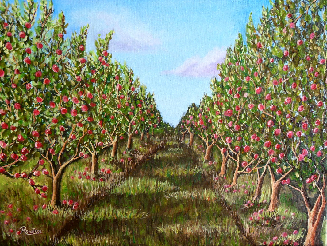 Apple Orchard Painting at Explore collection of