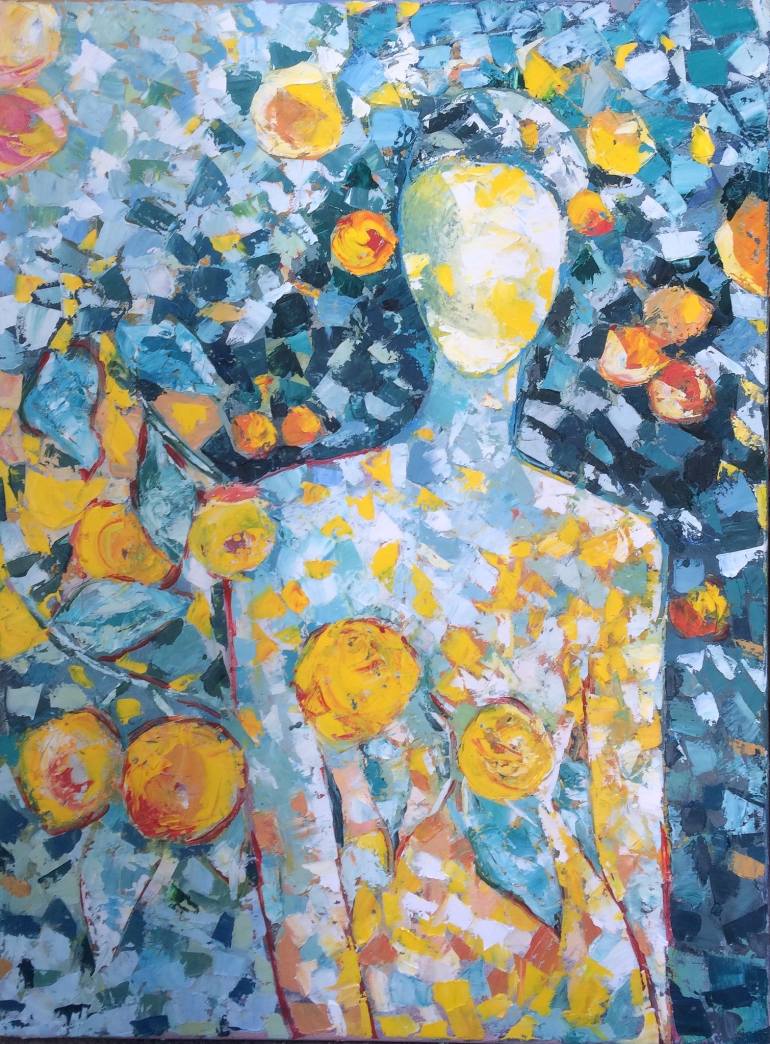 770x1044 Saatchi Art Apple Orchard Painting By Iza Akhun - Apple Orchard Painting