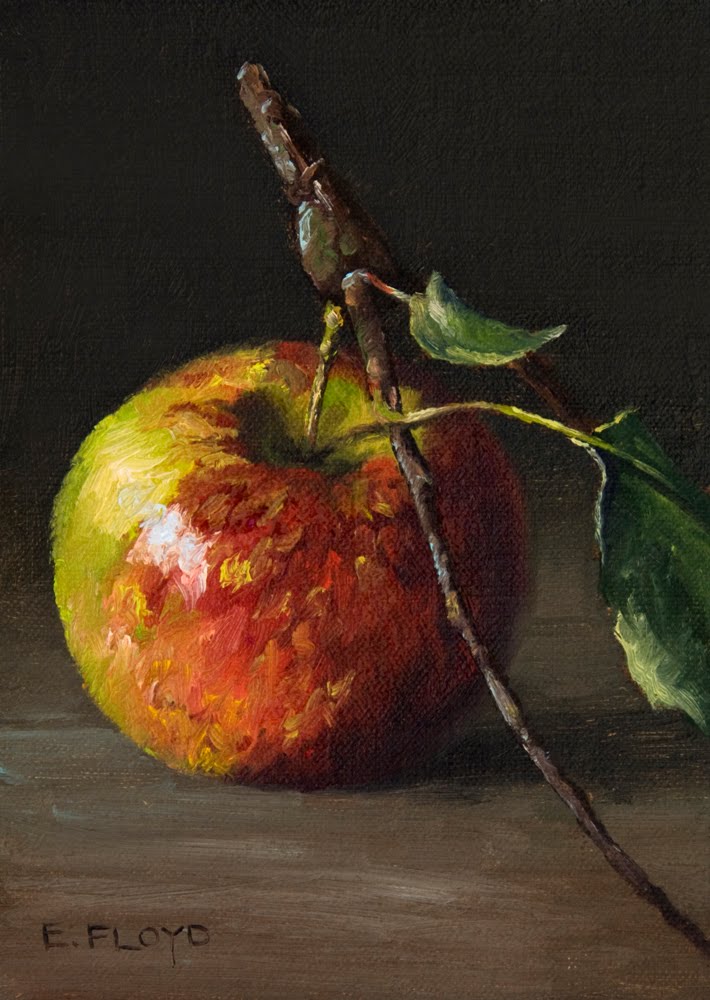 710x1000 Heirloom Apple {A Daily Painting} Elizabeth Floyd - Apple Painting