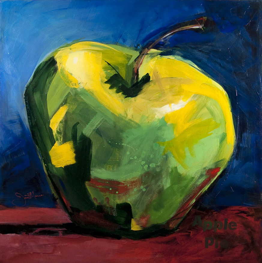 873x877 Big Apple Painter Janettmarie's Home On The Web! - Apple Painting