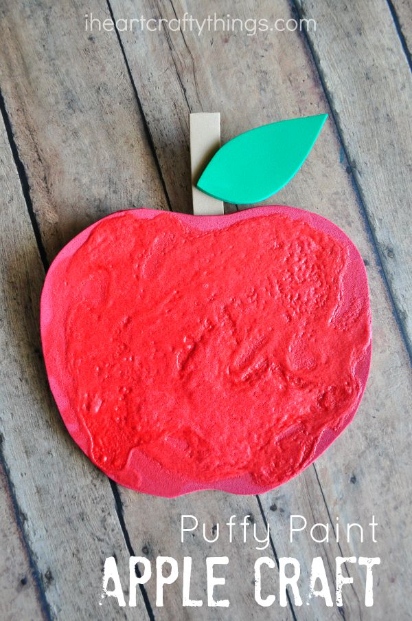 600x903 Paper Plate Apple Craft I Heart Crafty Things - Apple Painting For Kids