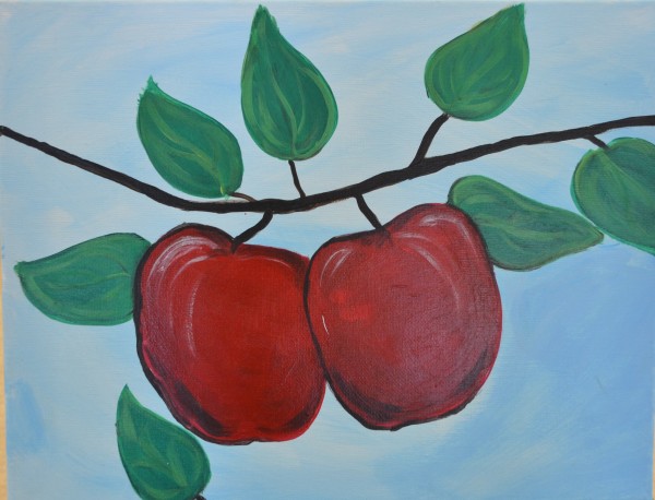 600x458 Young Kids (Age 5 7) Apple A Day! Artique - Apple Painting For Kids