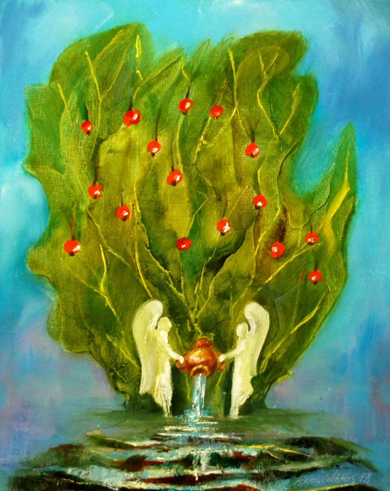 800x1008 Buy Paradise Apple Tree - Apple Tree Painting