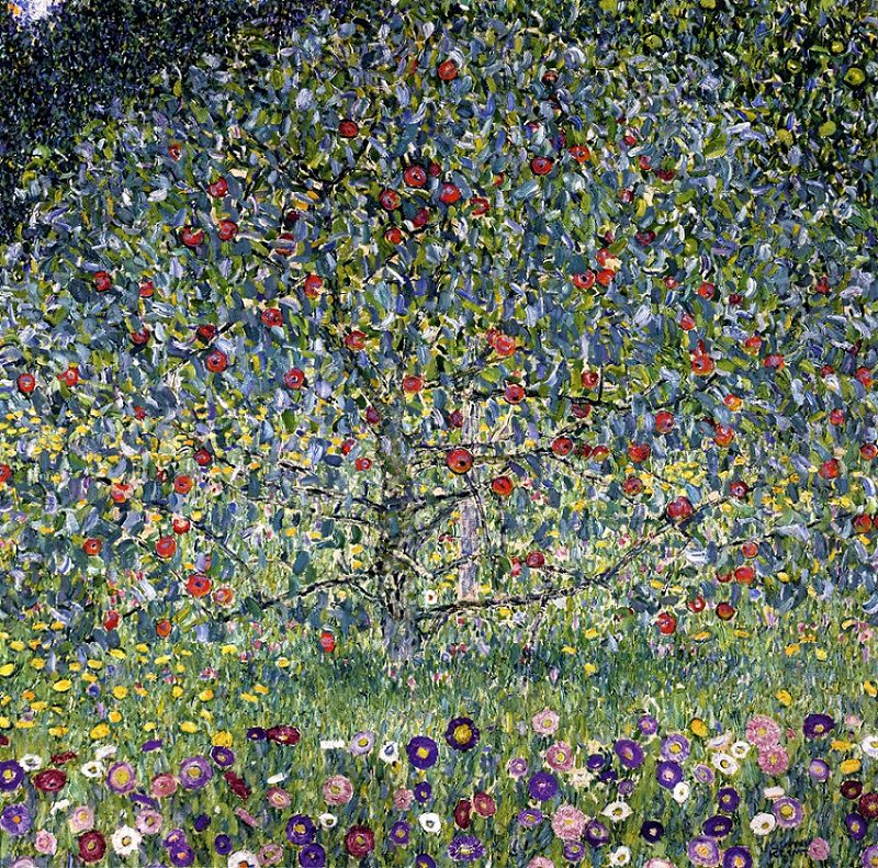 800x791 Apple Tree I, 1912 By Gustav Klimt - Apple Tree Painting