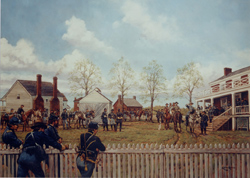 250x178 The Surrender Meeting - Appomattox Court House Surrender Painting