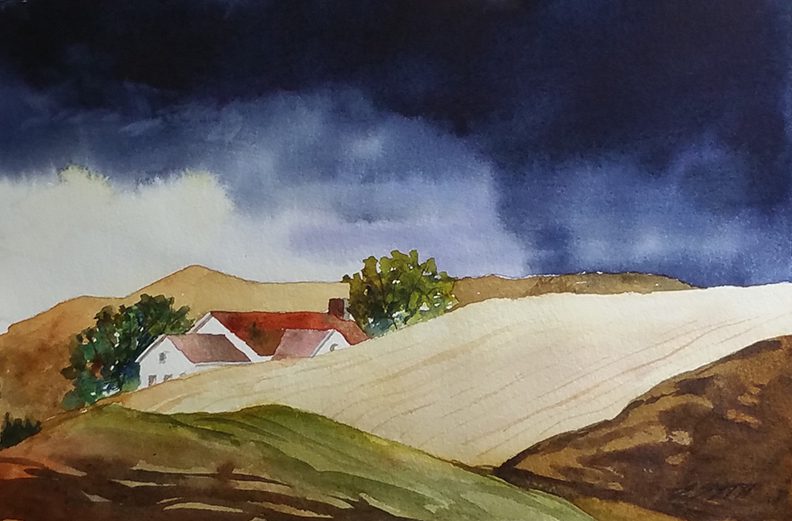 Approaching Storm Painting