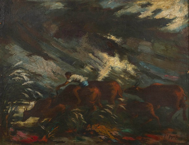 611x470 Approaching Storm By Joya On Artnet - Approaching Storm Painting
