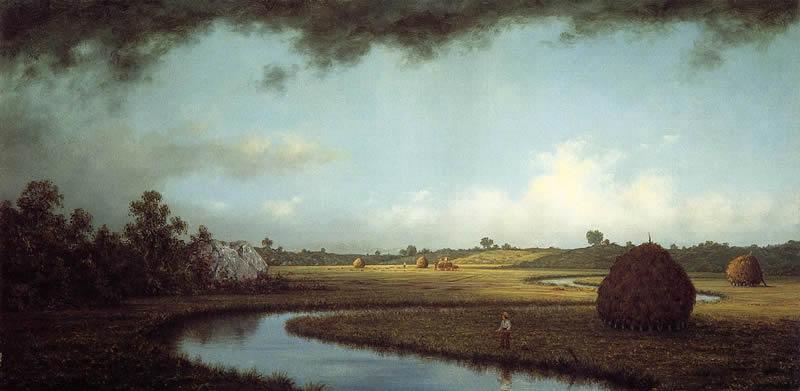 800x391 Martin Johnson Heade Newburyport Marches, Approaching Storm - Approaching Storm Painting