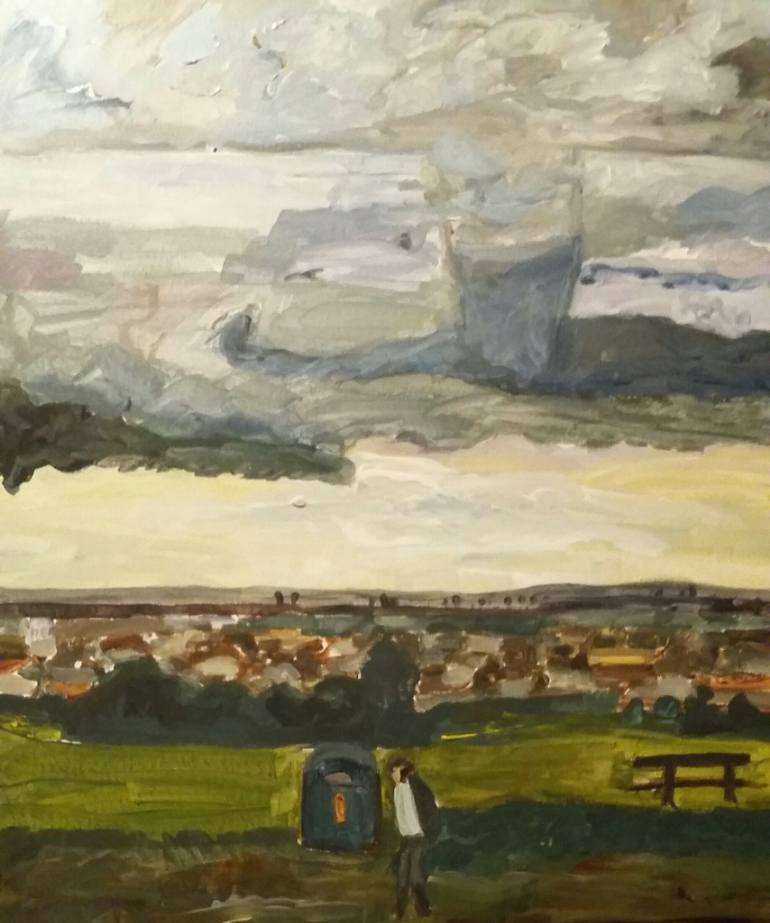 770x923 Saatchi Art Approaching Storm Painting By Shirley Maher - Approaching Storm Painting