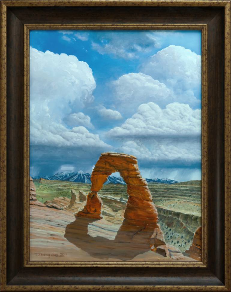 770x972 Saatchi Art Original Oil Painting - Approaching Storm Painting