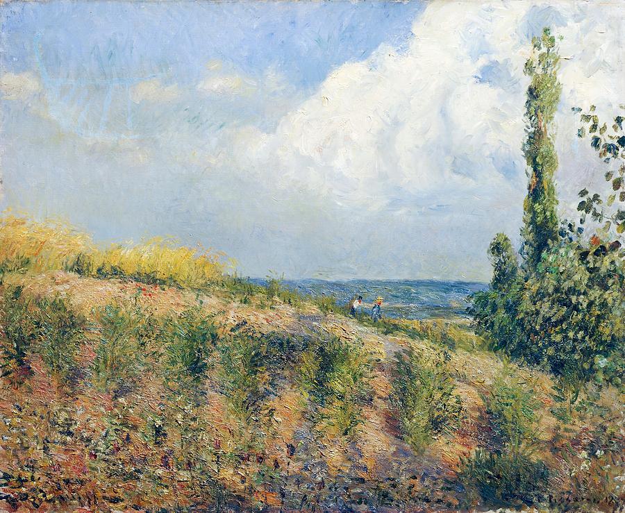900x739 The Approaching Storm Painting By Camille Pissarro - Approaching Storm Painting