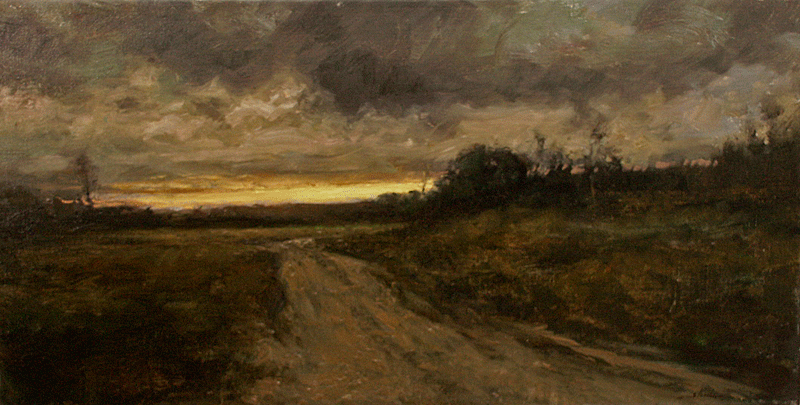 800x405 Approaching Storm By Dennis Sheehan Landscapes - Approaching Storm Painting