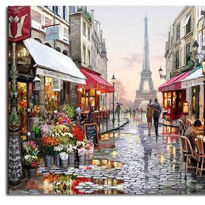 300x300 April In Paris Paint By Numbers Adult Canvas Wall Art Painting Kit - April In Paris Painting