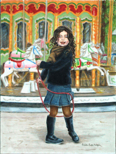 450x600 April In Paris Art Exhibit - April In Paris Painting