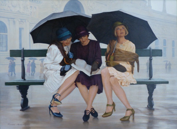 600x438 Brown County Art Guild - April In Paris Painting