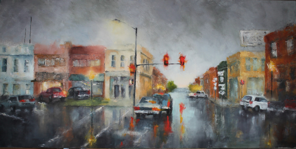 1024x517 Paintings Linda Reedy - April In Paris Painting