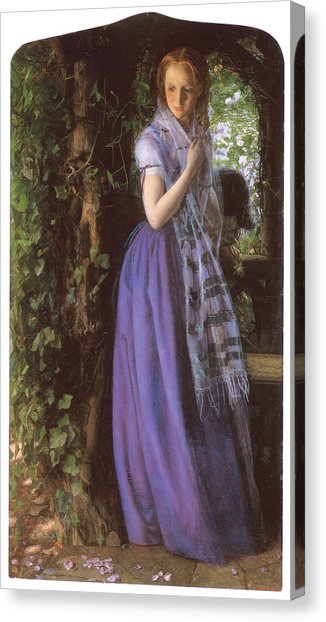 326x622 April Love Painting By Arthur Hughes - April Love Painting