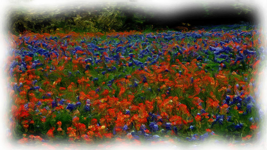 900x506 April Love Painting By Bobby Blanton - April Love Painting