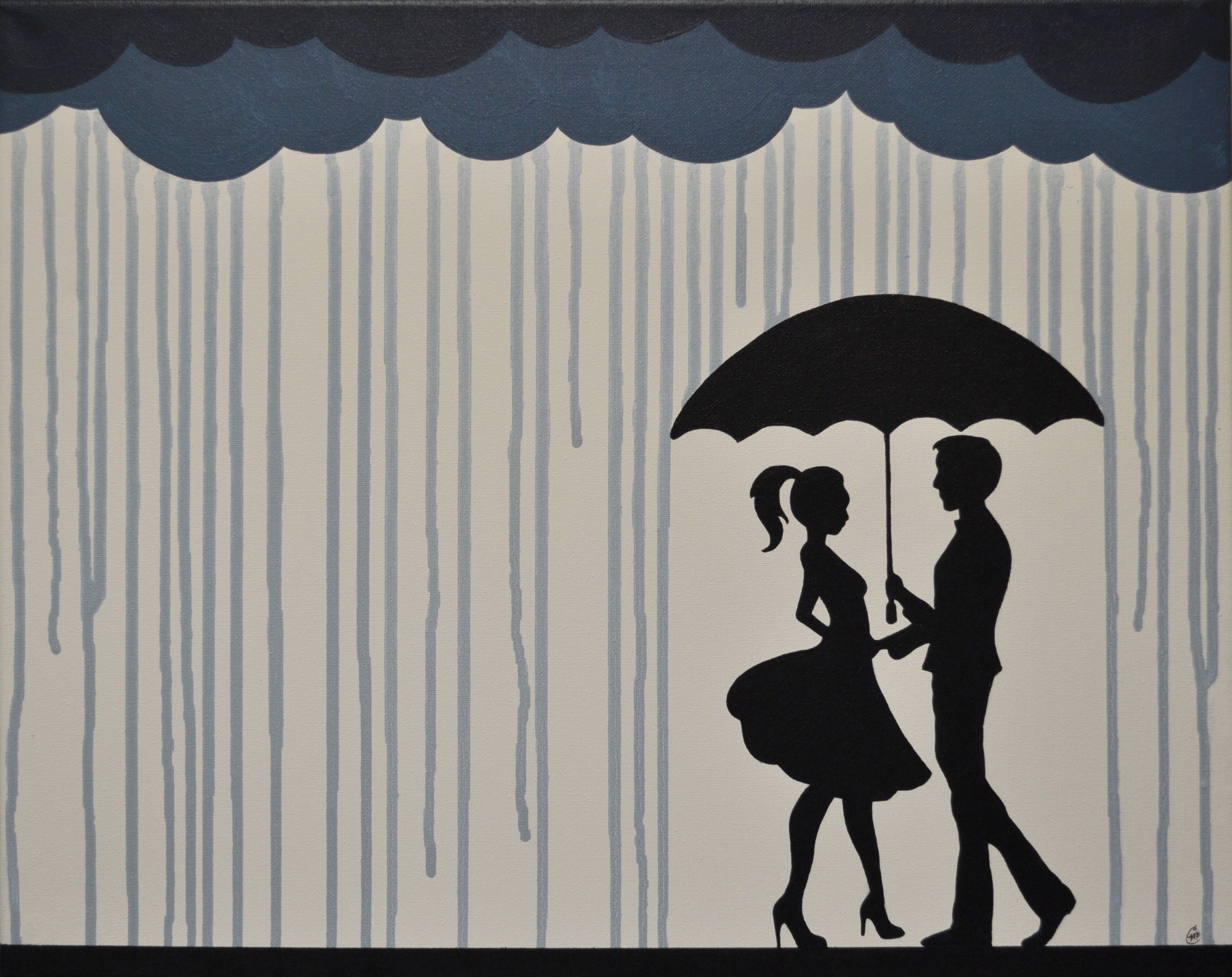 2000x1585 April Showers Day! Painting Party! April Love (Apr 1, 2017 - April Love Painting