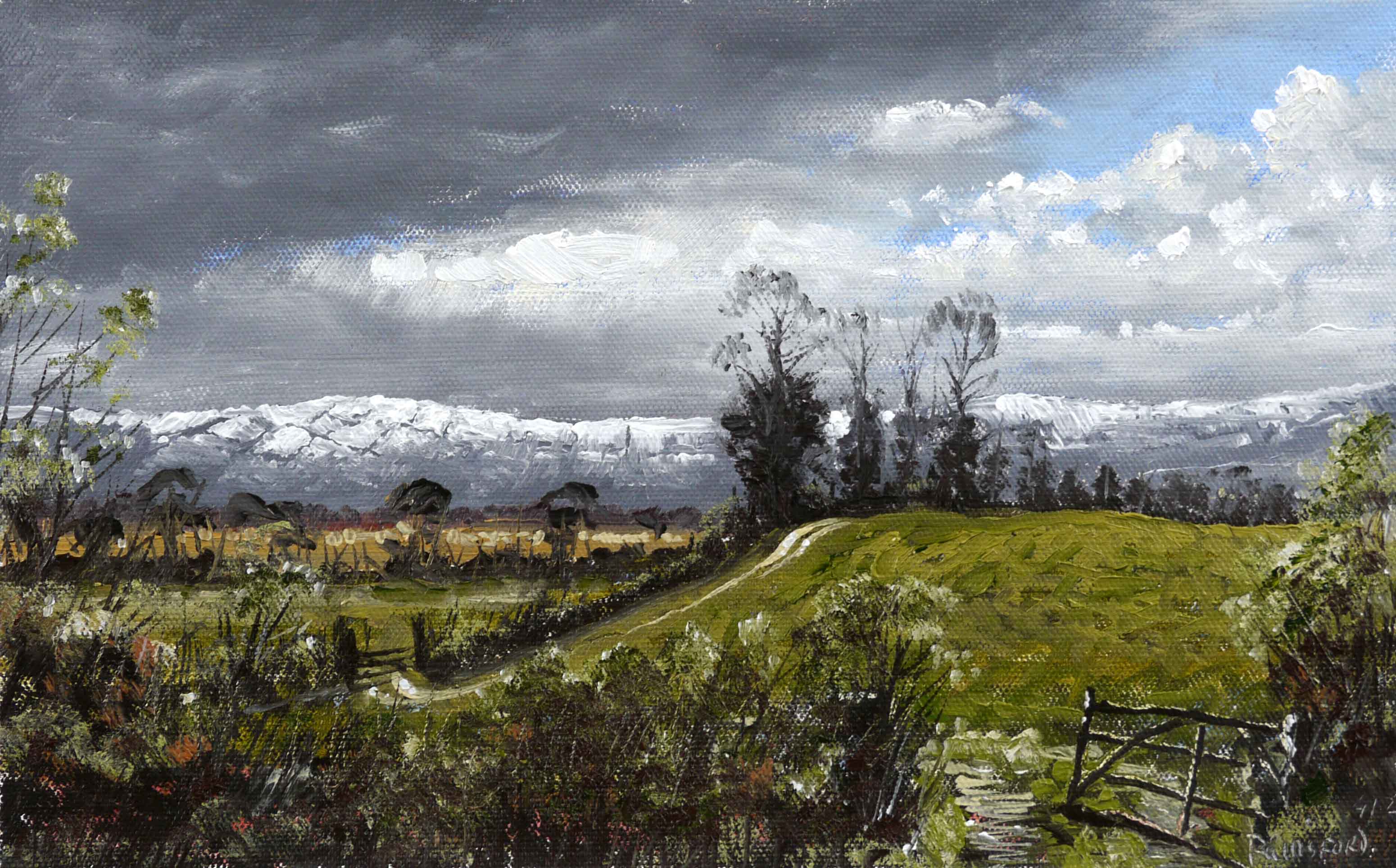 3100x1928 April Snow Time Lapse Oil Painting Pictures - April Painting