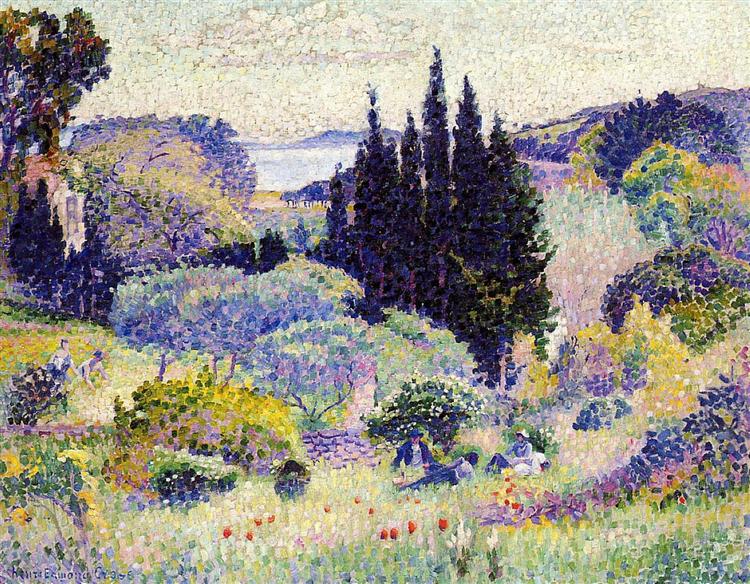 750x584 Cypress, April, 1904 - April Painting