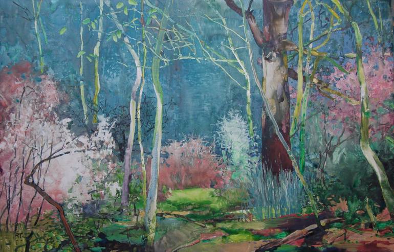 770x493 Saatchi Art Bryant Woods April Painting By Randall David Tipton - April Painting