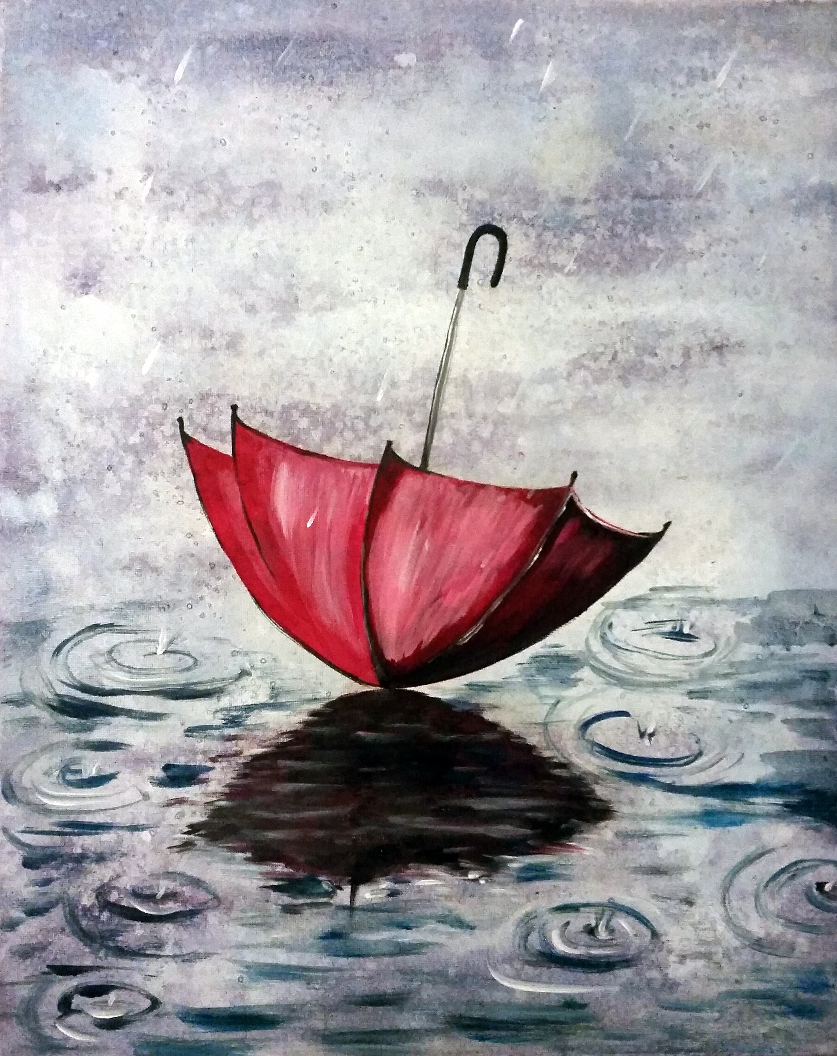 2832x3570 April Showers Sunday April 10 2pm - April Showers Painting