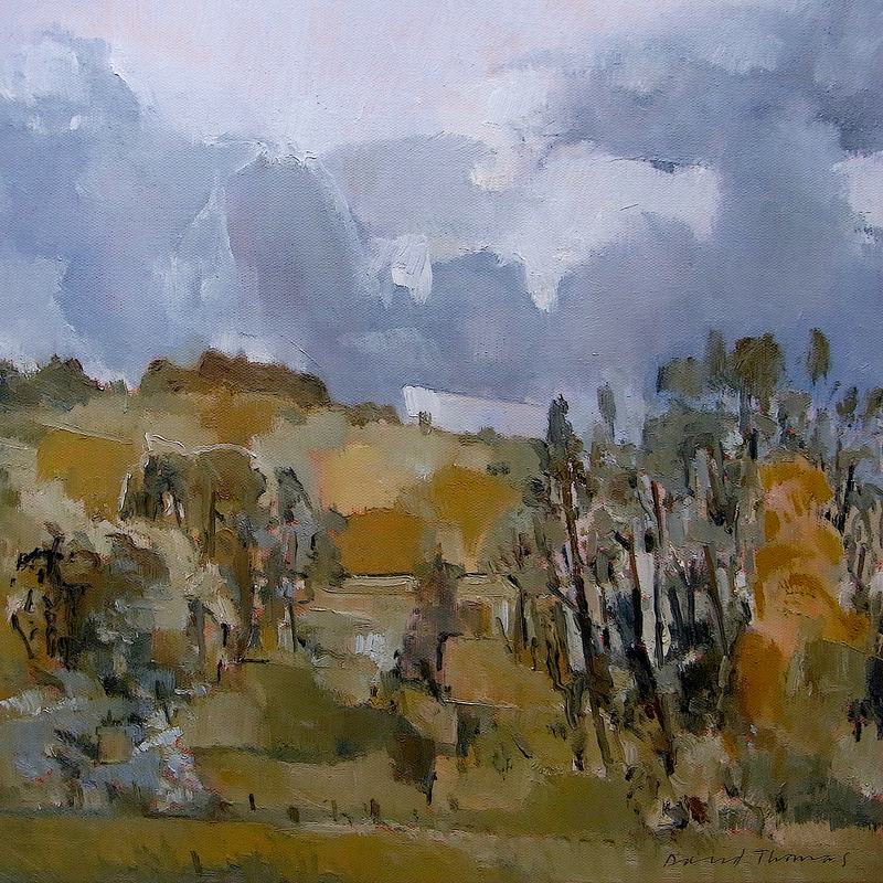 800x800 Artwork By David Thomas - April Showers Painting