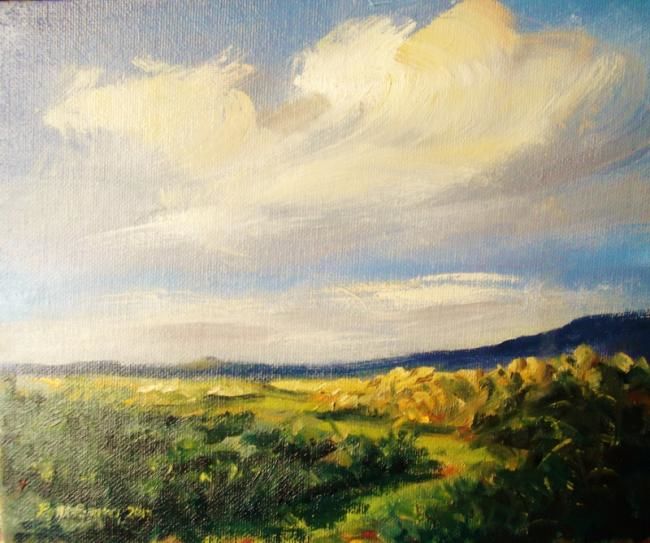 650x543 Bull Island April Showers (Bill O'Brien) - April Showers Painting