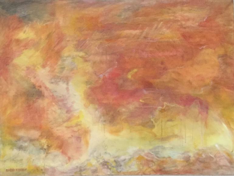 770x579 Saatchi Art April Showers Painting By Bobbi Koplow - April Showers Painting