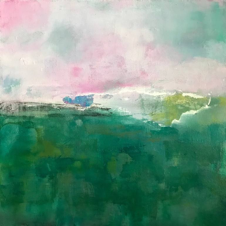 770x770 Saatchi Art April Showers Painting By Elizabeth Lee - April Showers Painting