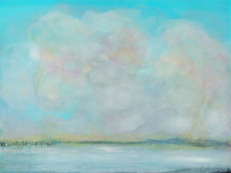 770x576 Saatchi Art April Showers Painting By Helene Hardy - April Showers Painting