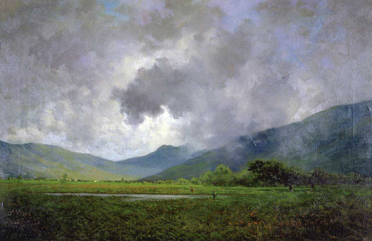 1280x831 April Showers Napa Valley By Jules Tavernier Art Reproduction - April Showers Painting