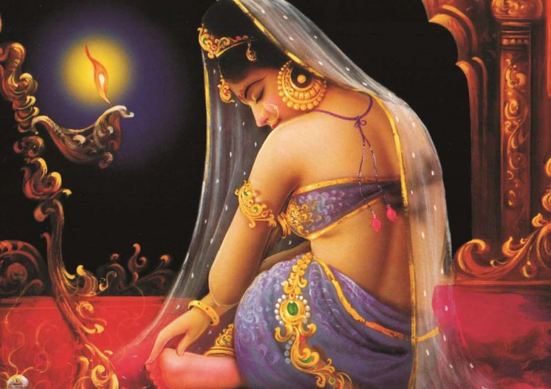 800x565 Buy Mesleep Apsara Canvas Painting Painting Online Best Prices - Apsara Painting