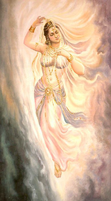 389x700 Indian Apsara Artmangaanime Woman, Paintings - Apsara Painting