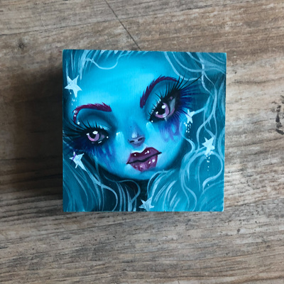 400x400 Subtle Feel Original Oil Painting Kurtis Rykovich Online - Aqua Painting