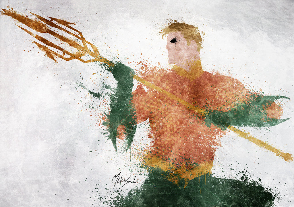 1024x723 Aquaman By Bombattack - Aquaman Painting