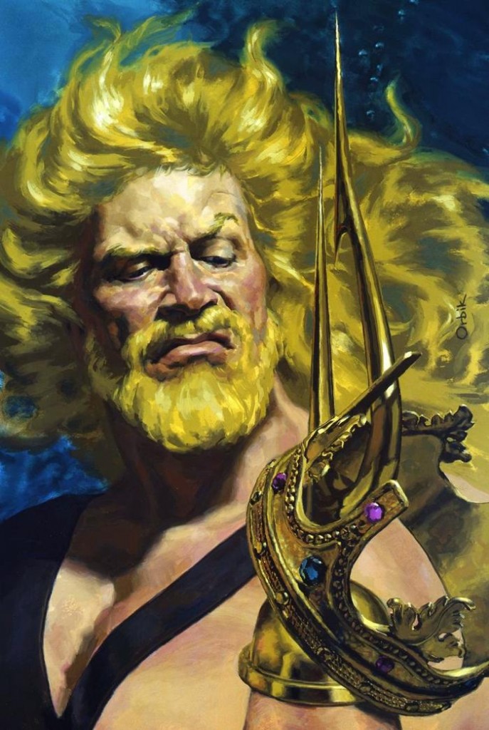 687x1024 In Memoriam 20 Paintings By Glen Orbik, Modern Master Of Pulp - Aquaman Painting