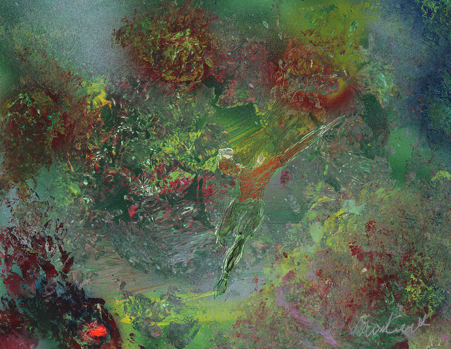 900x697 Aquaman Painting By Mike Cicirelli - Aquaman Painting