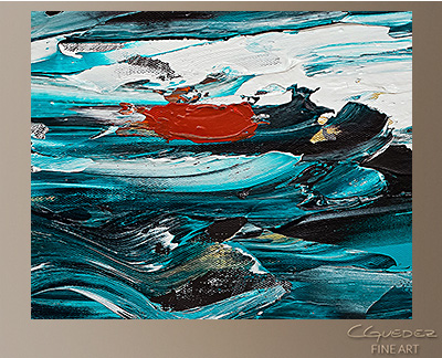 400x324 Extra Large Wall Art Aquamarine Adventure - Aquamarine Painting